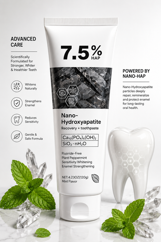 7.5% Nano Hydroxyapatite Teeth Whitening Toothpaste
